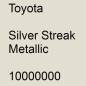 Preview: Toyota, Silver Streak Metallic, 10000000.